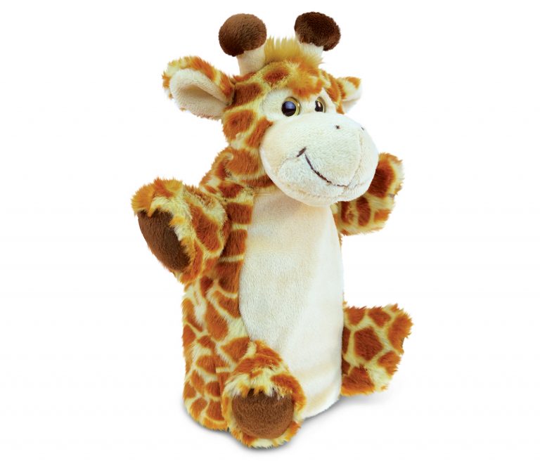 Giraffe – Super Soft Plush Hand Puppet - DolliBu