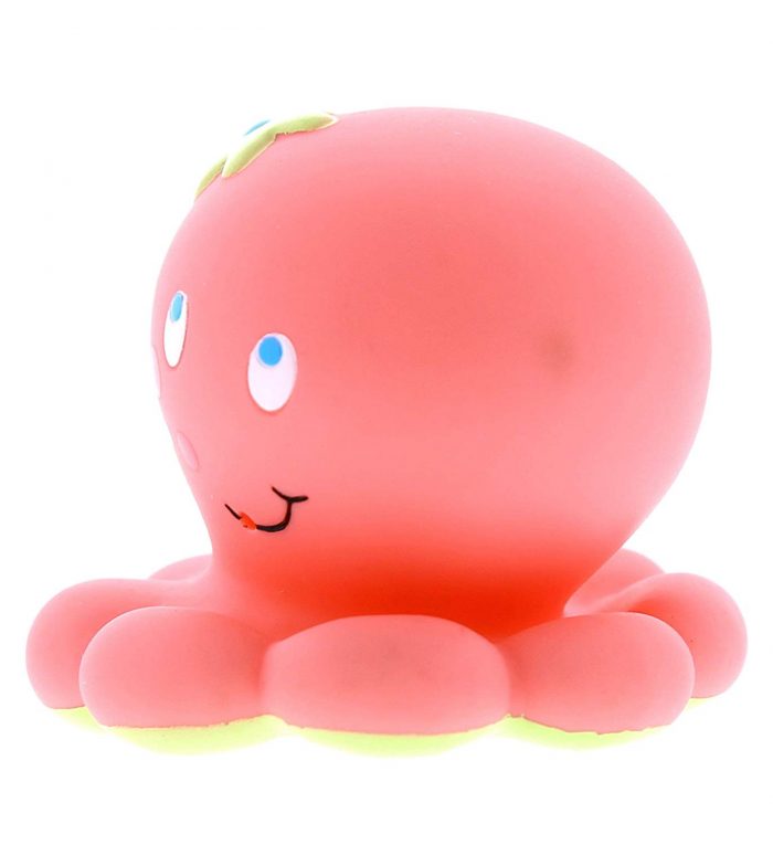 Pink Octopus – Squirter Bath Toy - DolliBu