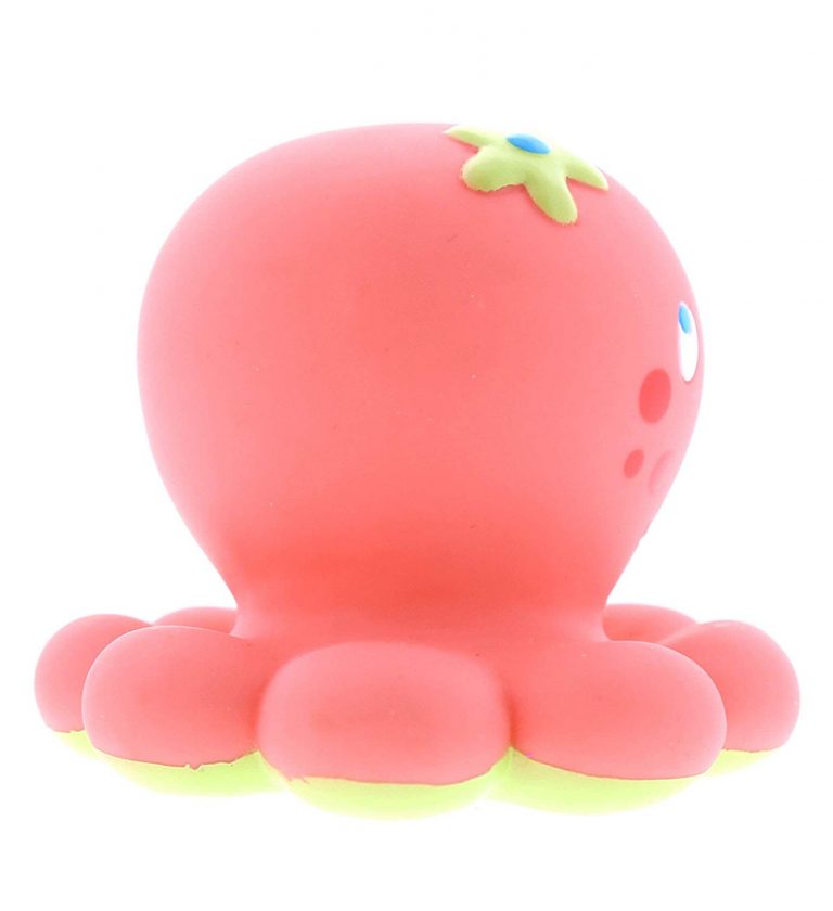 Pink Octopus – Squirter Bath Toy - DolliBu