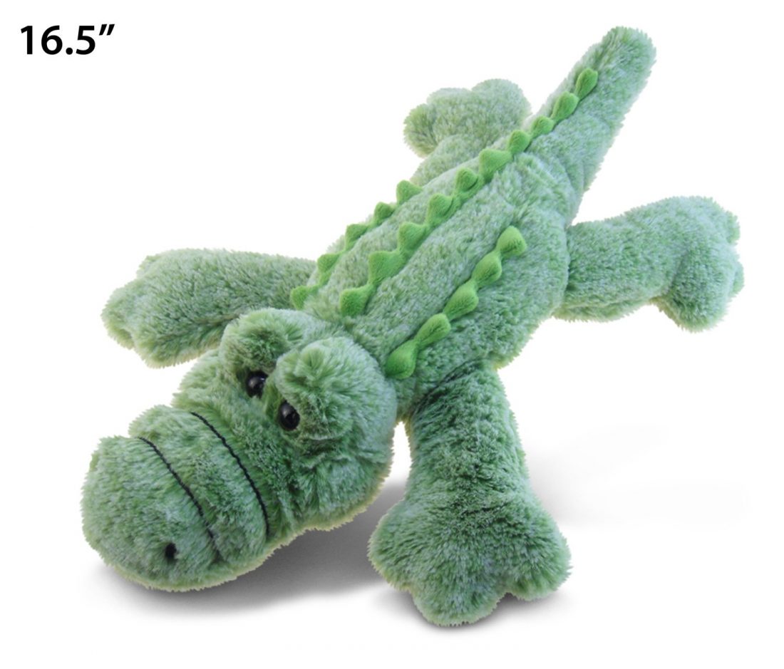 white alligator plush