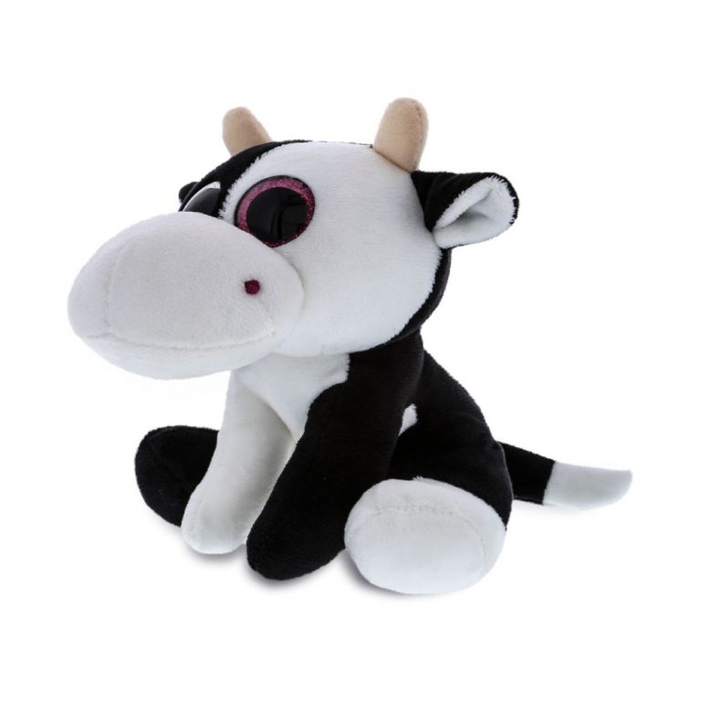 blue plush cow