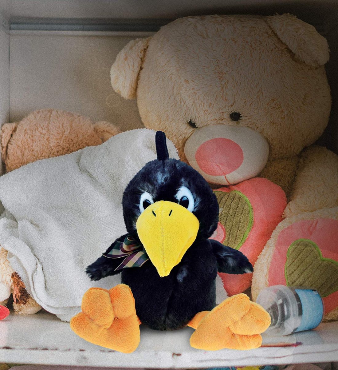 crow plush toy