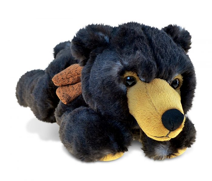 black bear plush cuddle animal body pillow