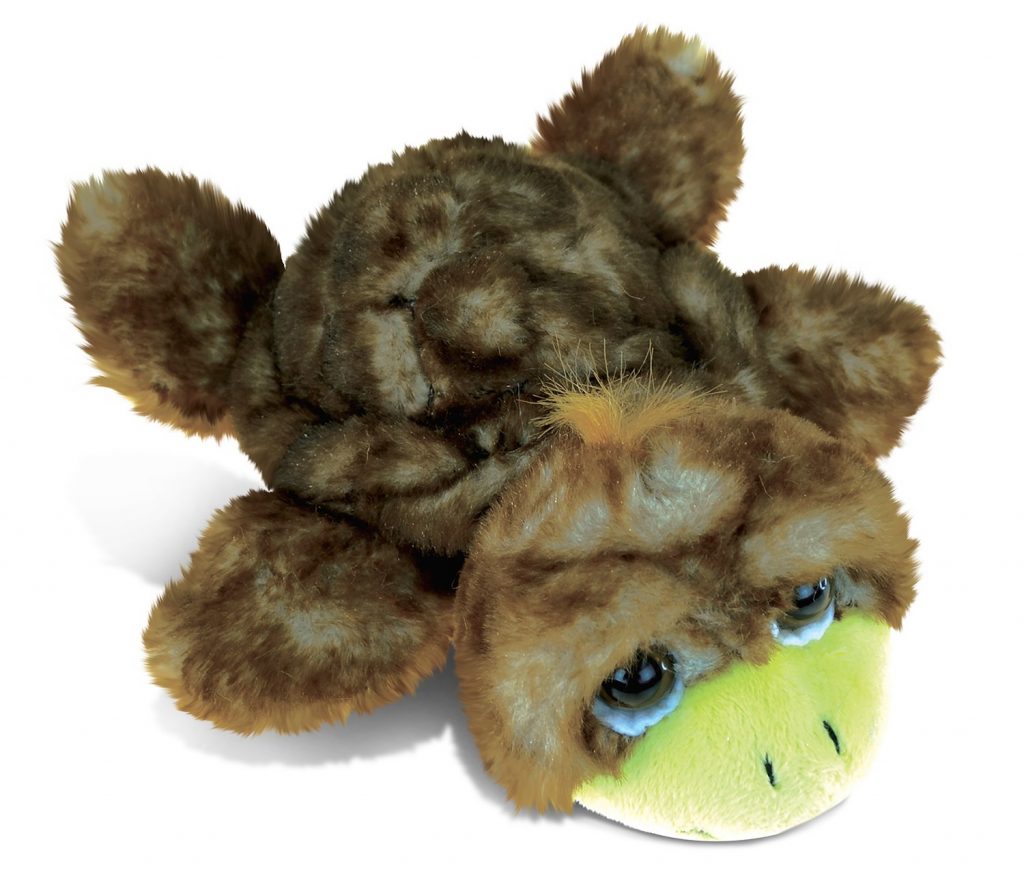 reversible plush turtle