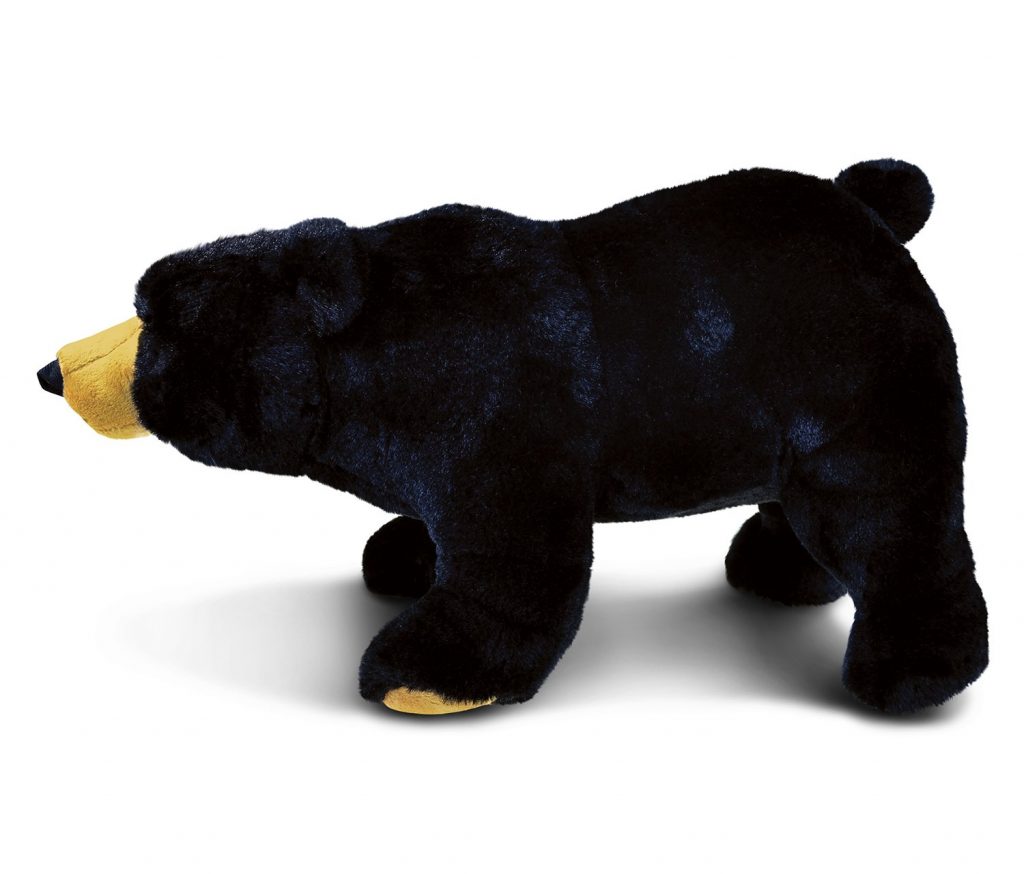 Wild Large Black Bear Super Soft Plush DolliBu