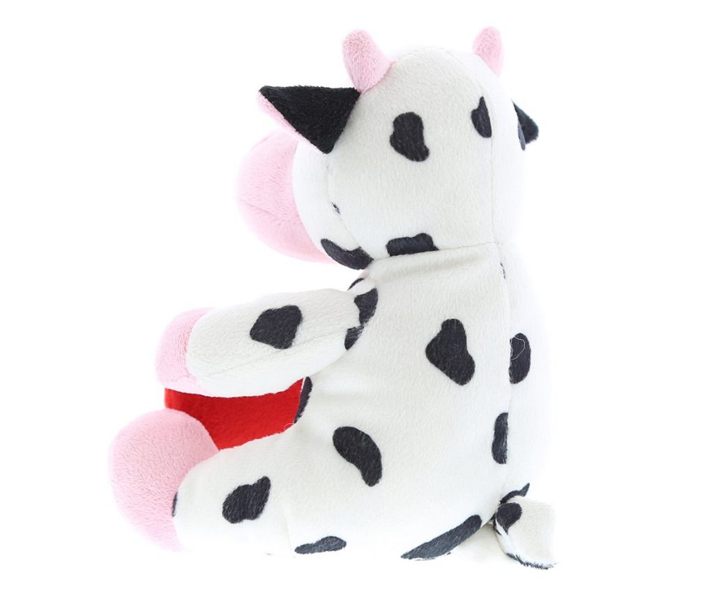 Cow I Love You Valentines Plush Super Soft Plush DolliBu