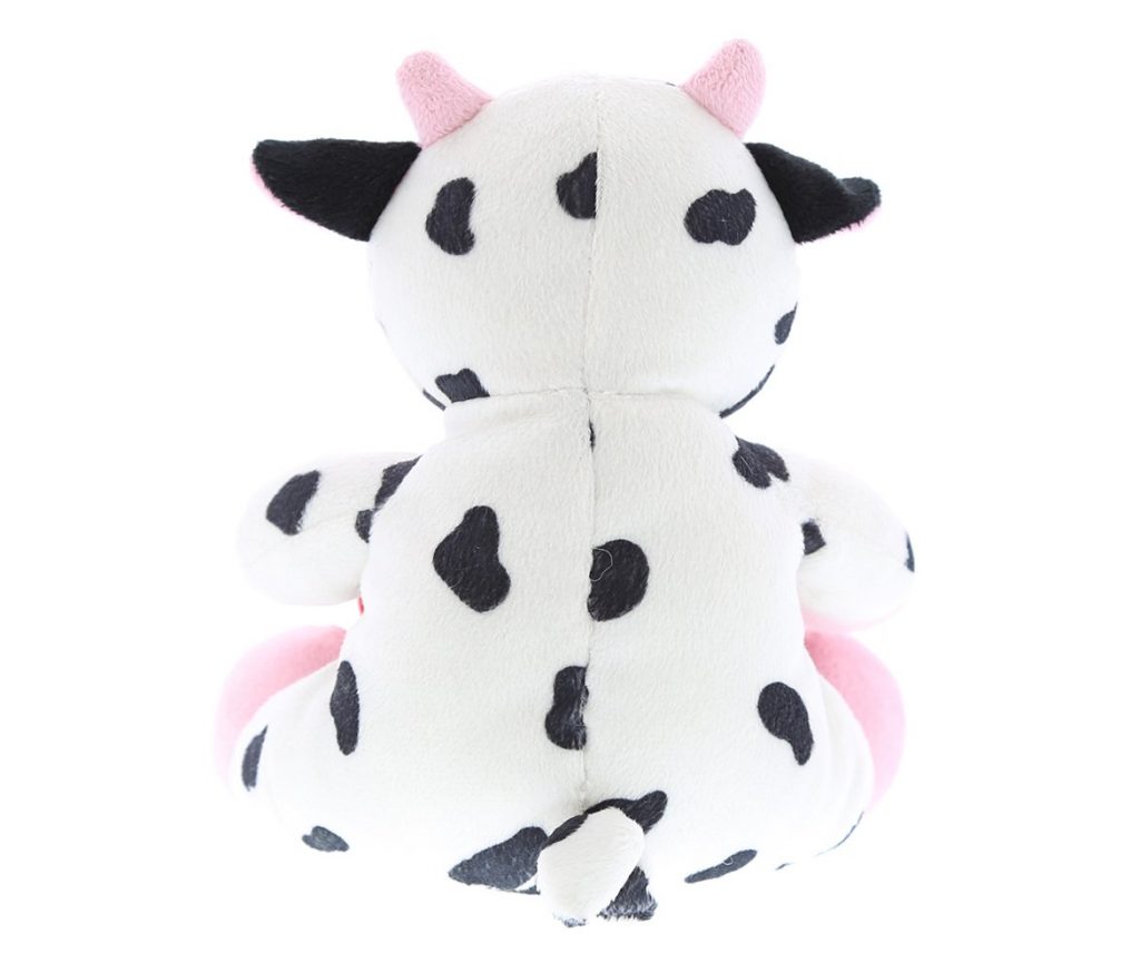 pink plush cow