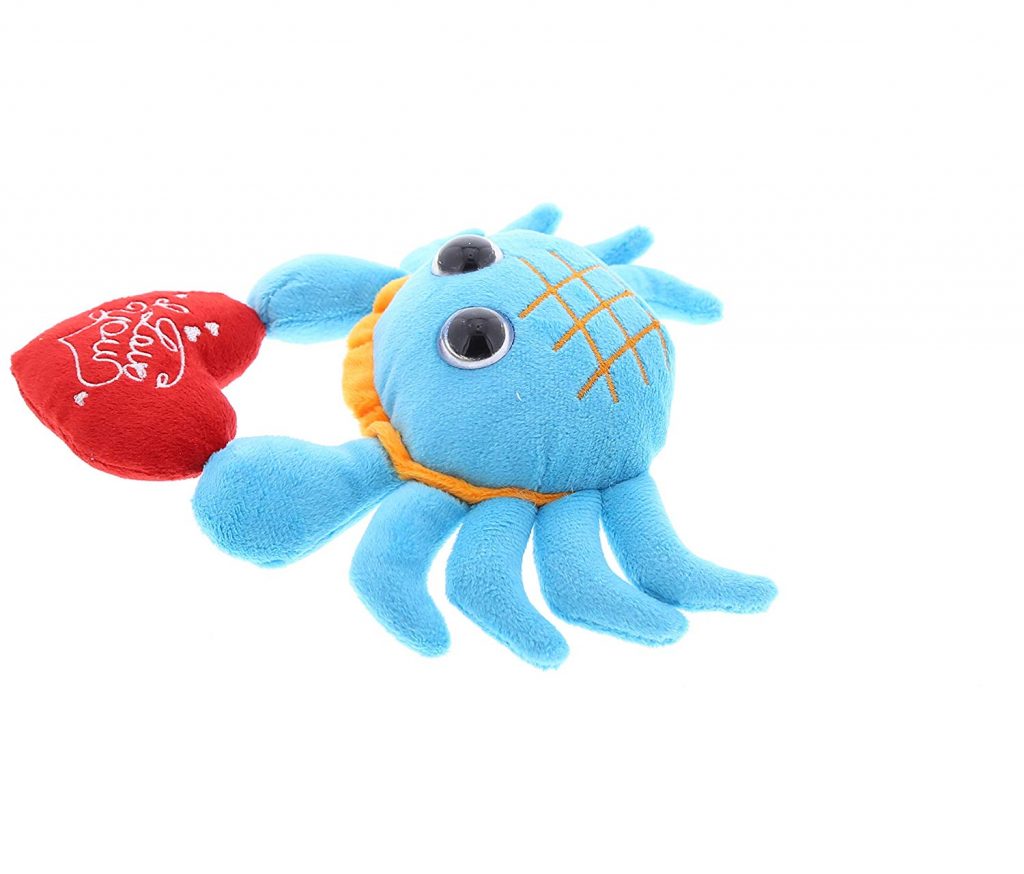 valentines day crab stuffed animal