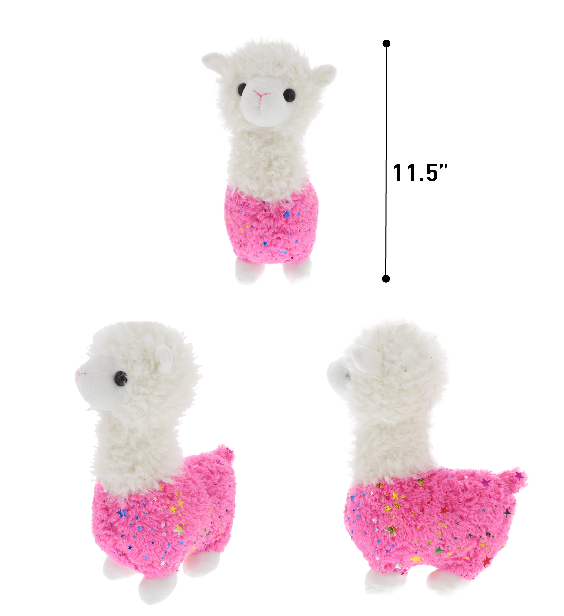 pink stuffed llama