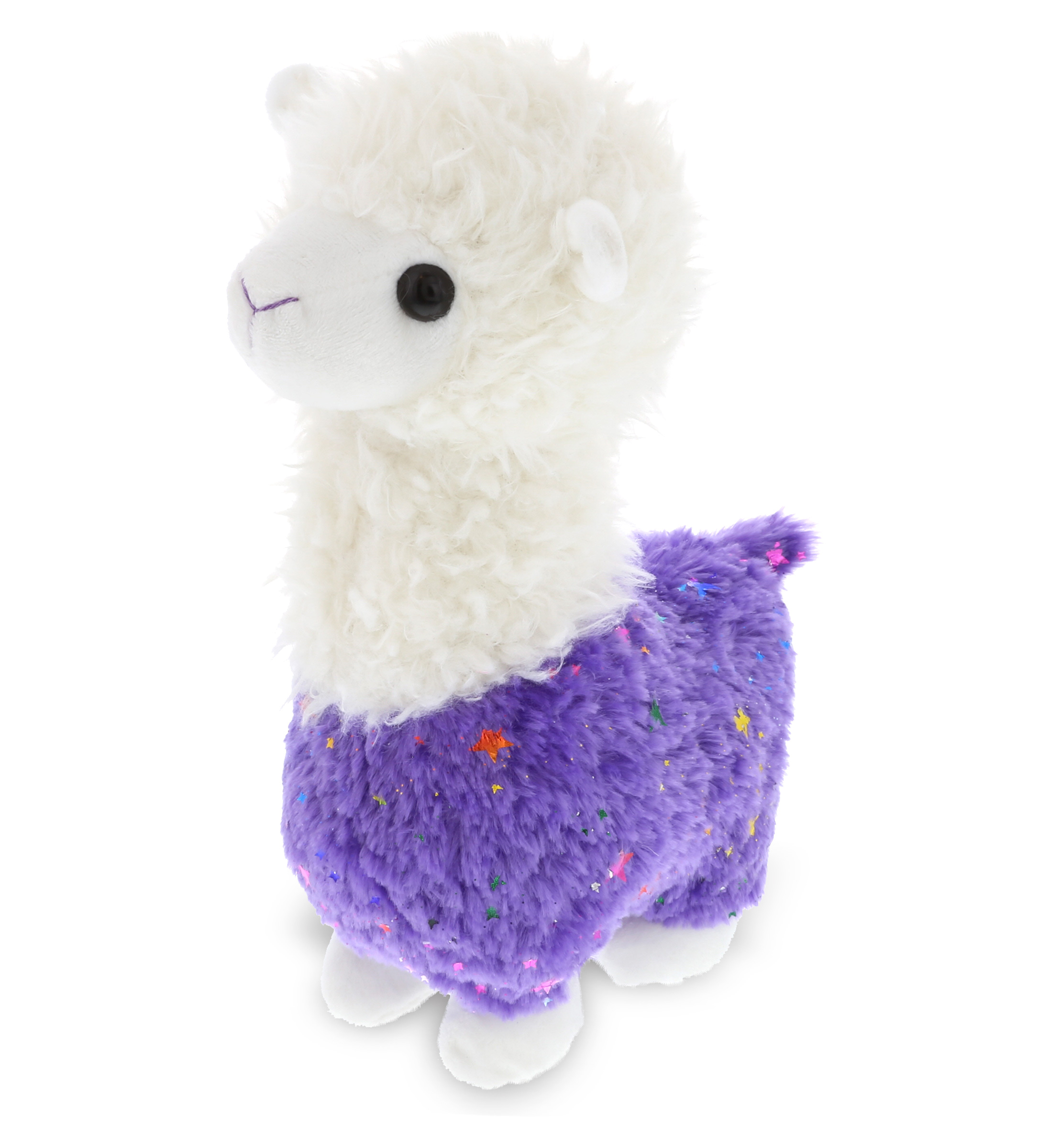 purple stuffed llama