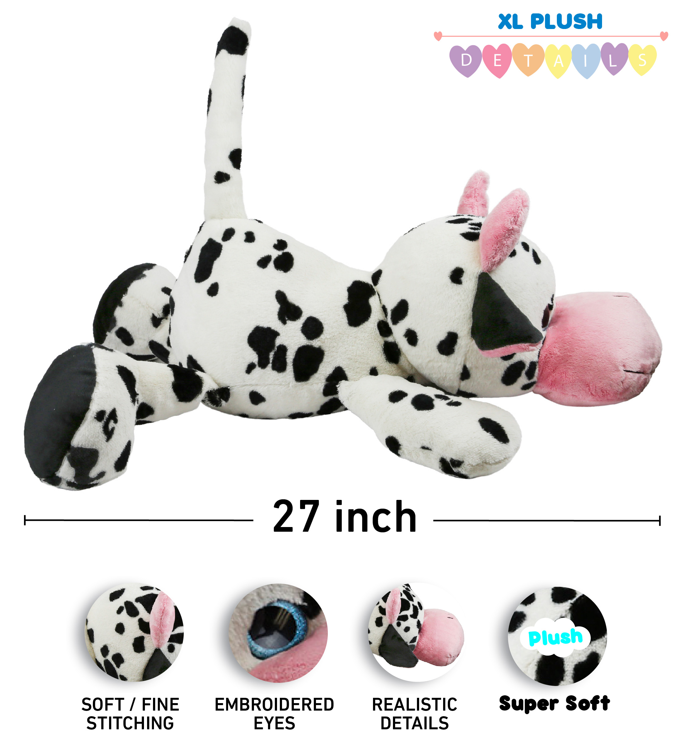 Details about   Cow Huggable Mommy & Baby 24 Inch Stuffed Plush Toy NWT 
