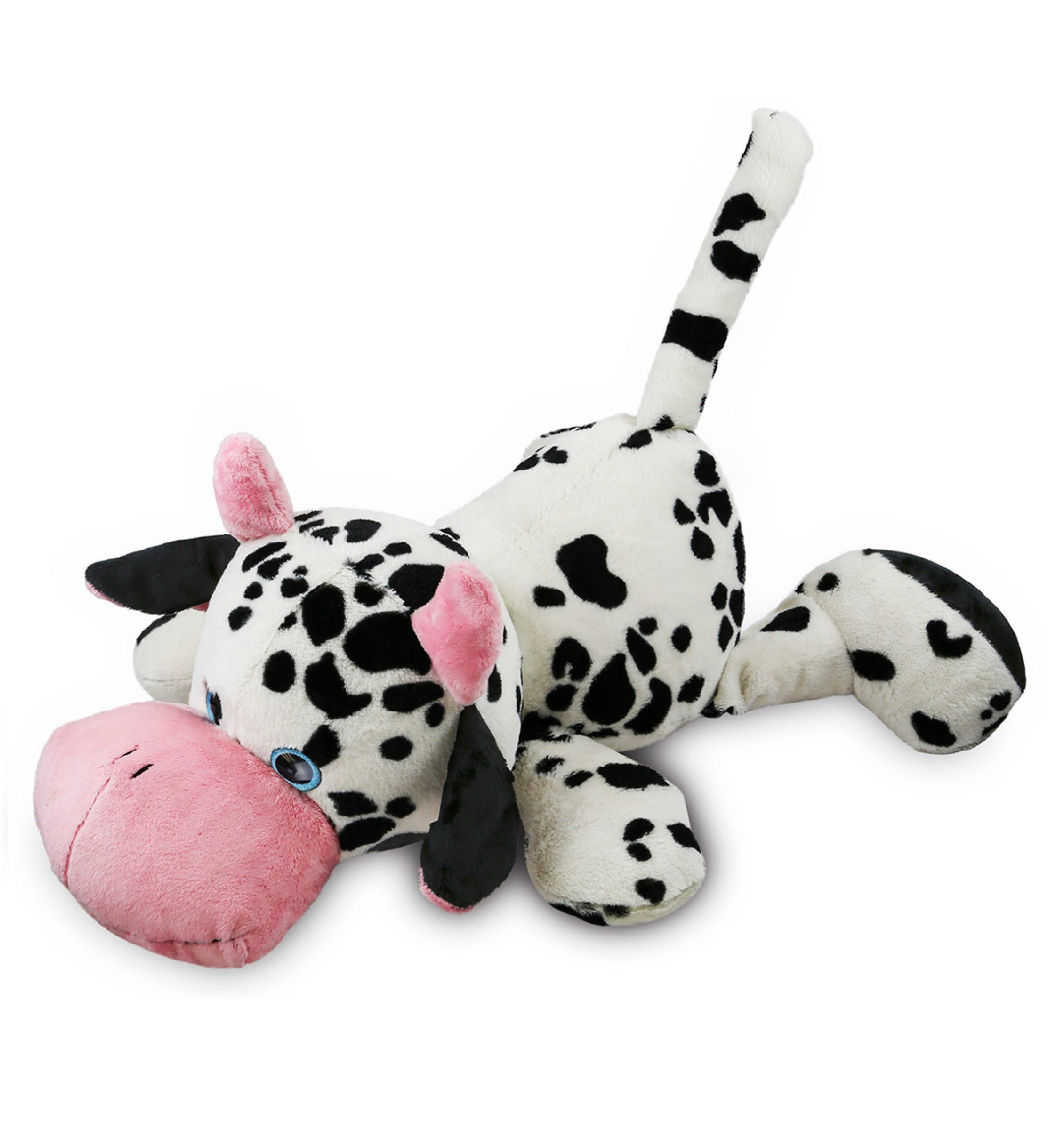 DolliBu | DolliBu Cow XL Stuffed Animal Pillow 27 Inch, Soft Moo Cow