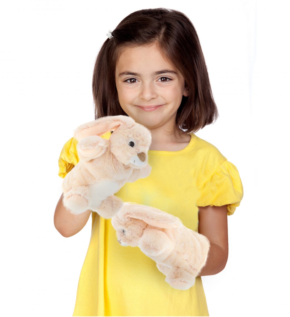 Rabbit – Super Soft Plush Hand Puppet - DolliBu
