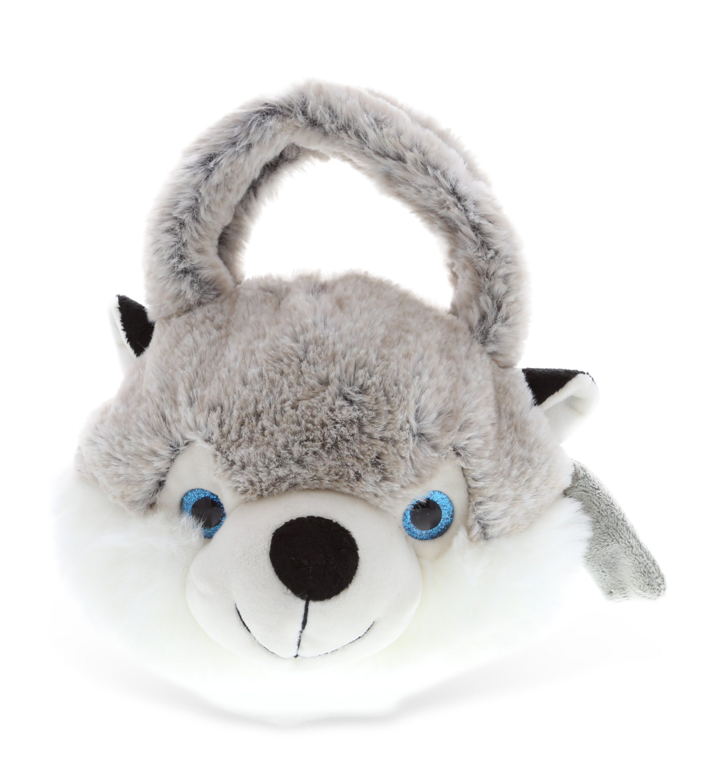Husky – Super-Soft Plush Hand Bag - DolliBu