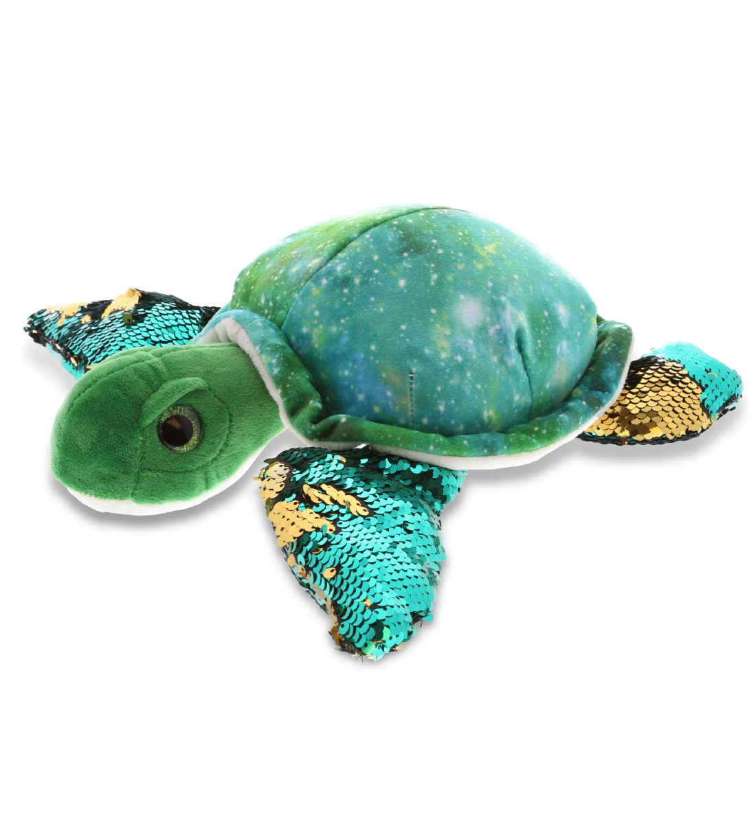 13″ Sea Turtle – Space Sequin Plush - DolliBu