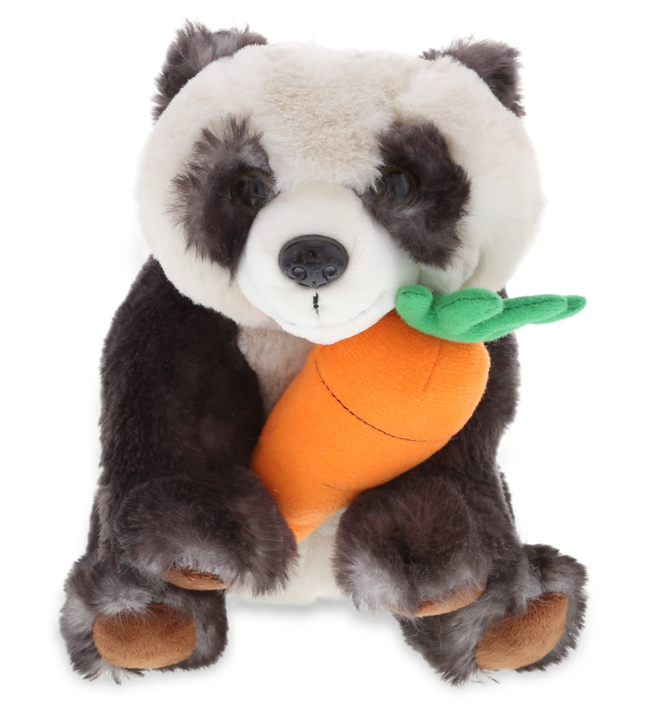 DolliBu Happy Easter Super Soft Plush Squat Panda with Carrot