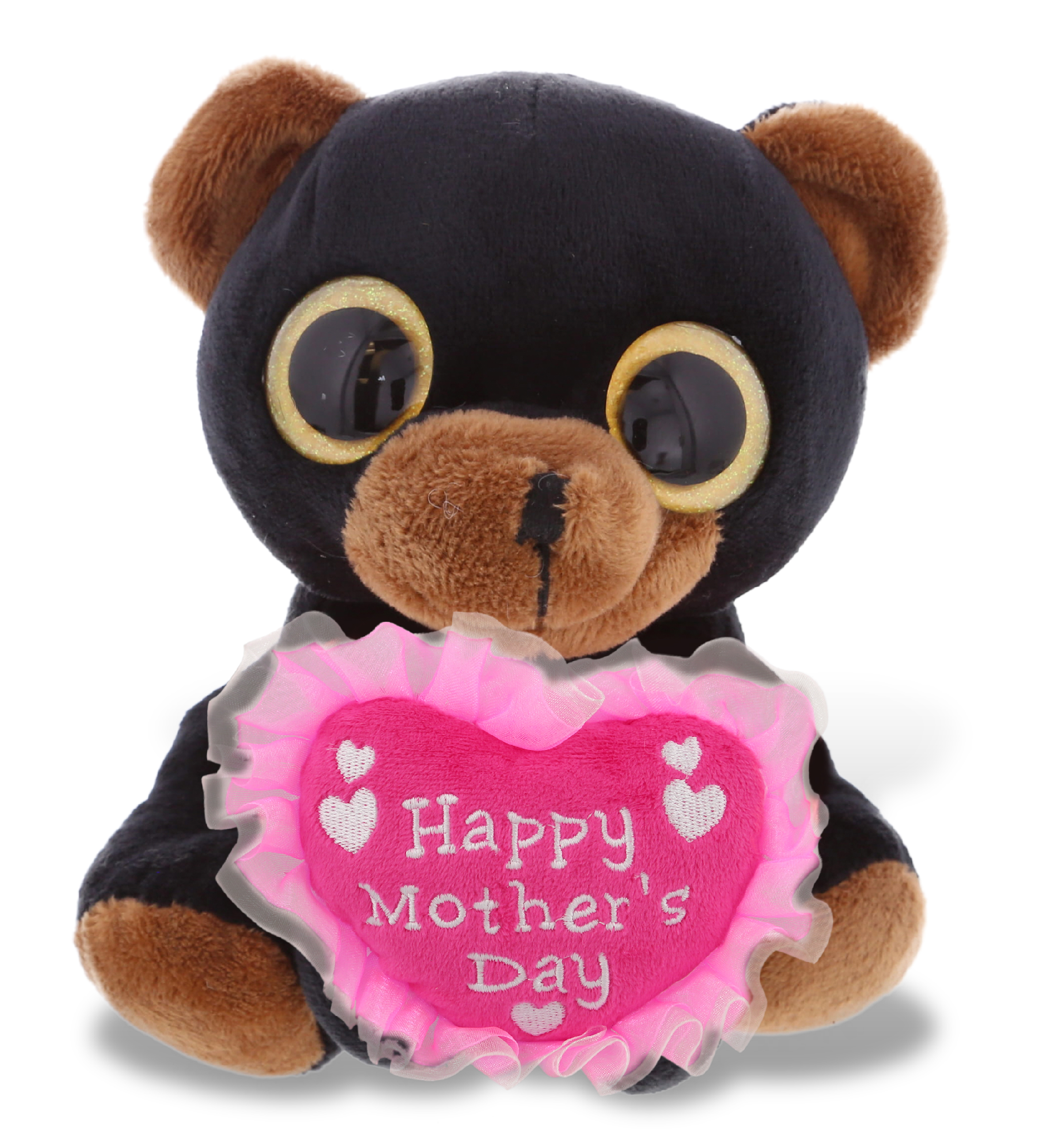 Cute Cuddly Soft Stuffed Teddy Bear w/ Message Hearts