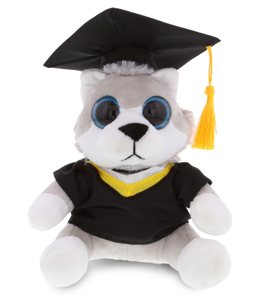 penguin graduation plush