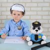 DolliBu Squat Sheep Police Officer Plush Toy – Super Soft Squat Sheep Cop  Stuffed Animal Dress Up with Cute Cop Uniform & Cap Outfit – 9.5″ Inch -  DolliBu