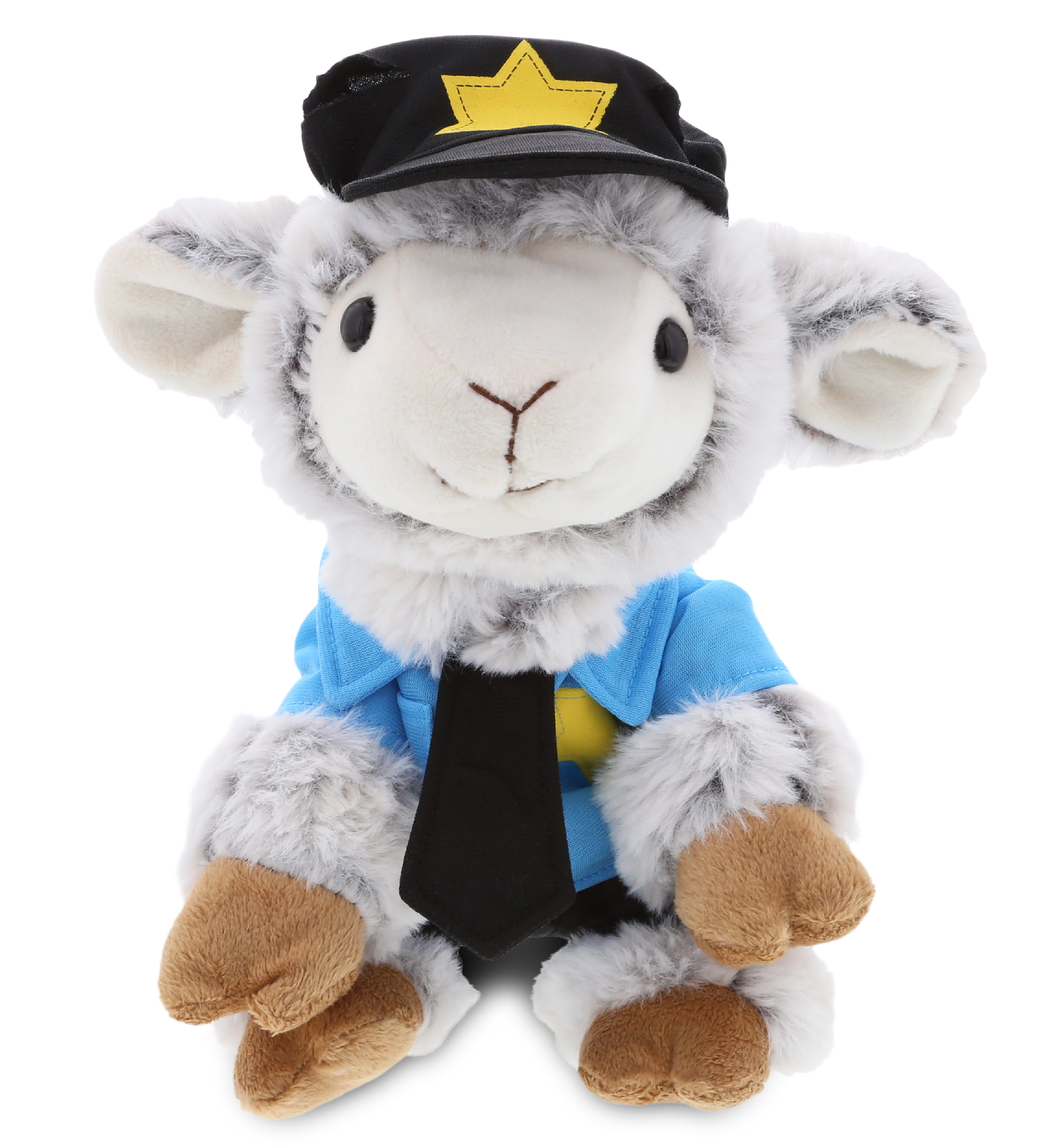 DolliBu Squat Sheep Police Officer Plush Toy – Super Soft Squat Sheep Cop  Stuffed Animal Dress Up with Cute Cop Uniform & Cap Outfit – 9.5″ Inch -  DolliBu