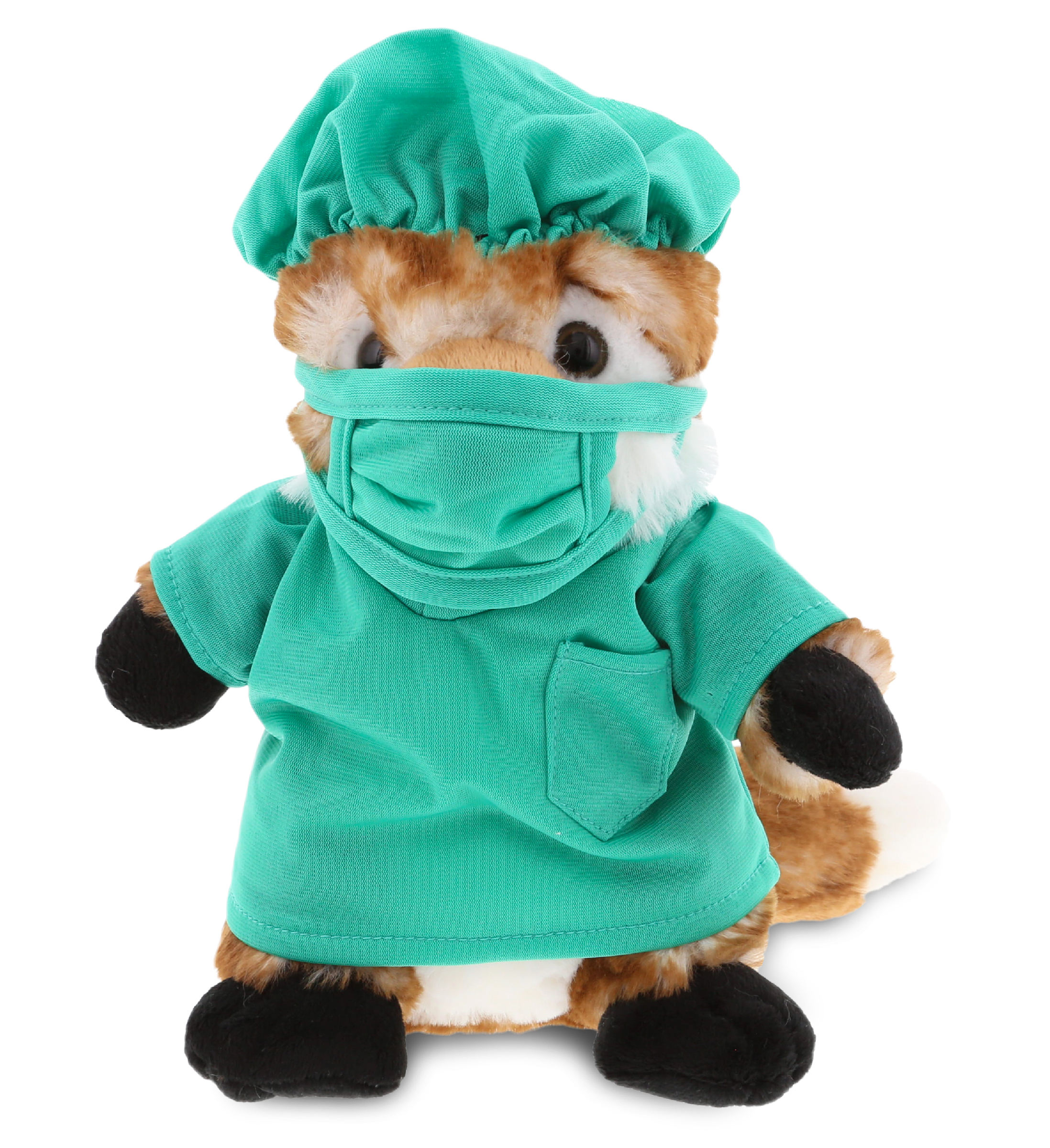 DolliBu Fox Doctor Plush Toy – Super Soft Red Fox Doctor Stuffed Animal  Dress Up with Cute Scrub Uniform & Cap Outfit – Fluffy Doctor Toy Plush  Gift – 9.5″ Inches - DolliBu