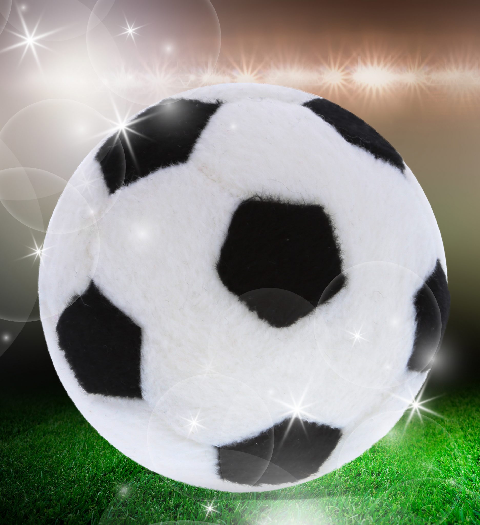 Plush Soccer Ball 3″ - DolliBu